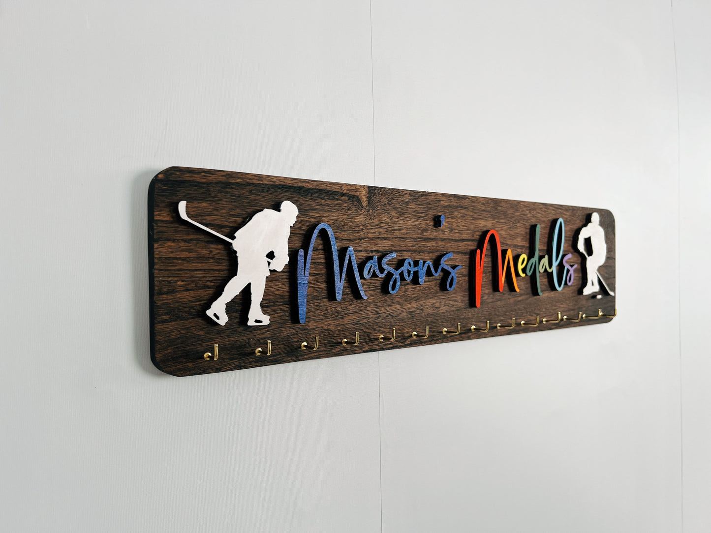 Custom Name Medal Hanger Holder