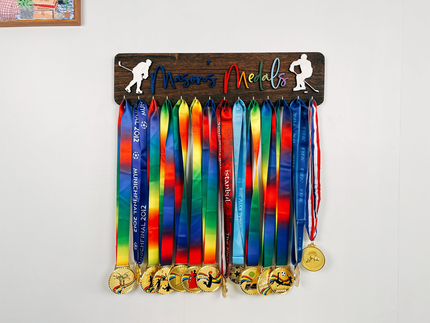 Custom Name Medal Hanger Holder