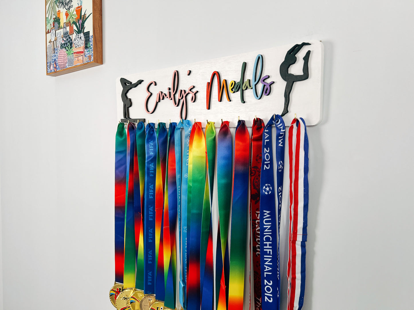 Custom Name Medal Hanger Holder