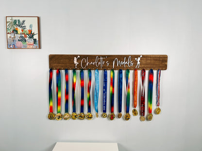 Custom Name Medal Hanger Holder